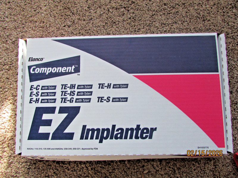 Elanco Component EZ implanter 5 extra needles and cleaning brush