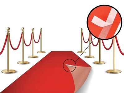 LEMONSODA Red Carpet Runner 4x30ft Hollywood Party Decoration 70 GSM