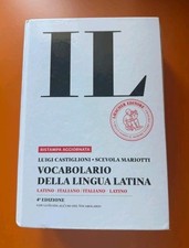 IL Vocabolario della Lingua Latina Quarta Edizione Dizionario Latino RISTAMPA AG