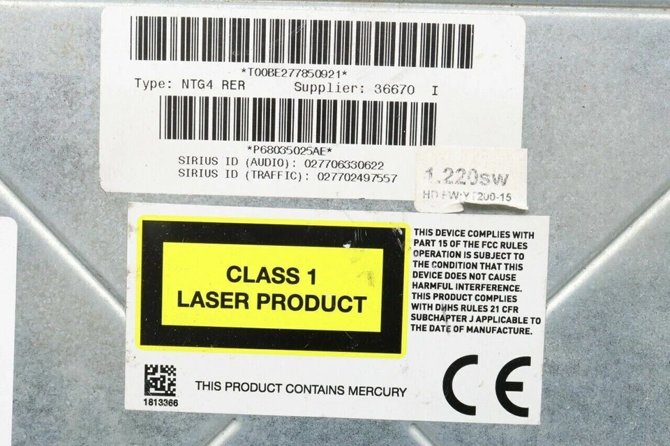 Volkswagen Routan 2009 radio estéreo navegación navegación información pantalla OEM Foto 4 de 4