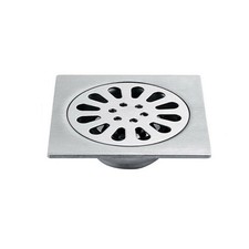 Stainless Steel Square Shower Floor Drain, Removable Cover, Kitchen Bathroom New