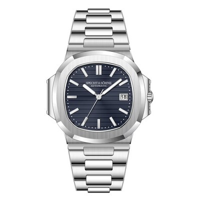 Specht & Söhne 5711 Herren Automatikuhr Miyota 8215 Edelstahl Armbanduhr 42mm