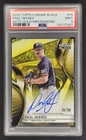 2025 Topps Chrome Black PAUL SKENES Auto GOLD MINI-DIAMOND /50 Pirates PSA 9 🔥
