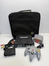Nintendo N64 Console With Bag , Games - Tested & Working