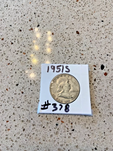 1951S  50C Franklin Half Dollar-FINE--FREE SHIPPING