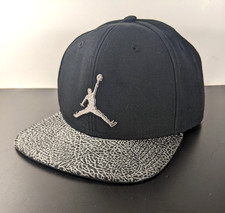 Air Jordan Jumpman Black Elephant Brim Snapback Hat 834891-010