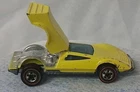 Hot Wheels 1969 REDLINE Yellow Buzz-Off Diecast Car, Hong Kong 🐝