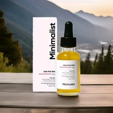 Exfoliating Peel Solution for Glowing Skin AHA BHA PHA 1 Fl Oz