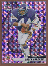 Chuck Foreman #161 2025 Panini Mosaic Reactive Purple Prizm-Vikings-0739