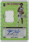 2020 Panini Obsidian Jersey Electric Etch Green Flood Zeke Nnaji Rookie Auto RC