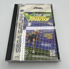 Virtual Open Tennis (Sega Saturn, 1996) Complete CIB Reg