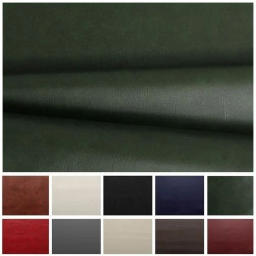 HEAVY FAUX LEATHER LEATHERETTE VINYL PVC PLEATHER UPHOLSTERY MATERIAL FABRIC PU