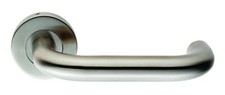 Carlisle Brass Return to Door Safety DDA Door Handle - Satin Stainless Steel