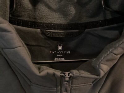NWT MOET HENNESSY Embroidered Gray Full Zip SPYDER Vest Jacket SZ
