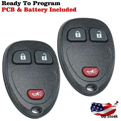 2 For Remote Car 2007 2008 2009 2010 2011 2012 2013 GMC Yukon Key Fob OUC60221