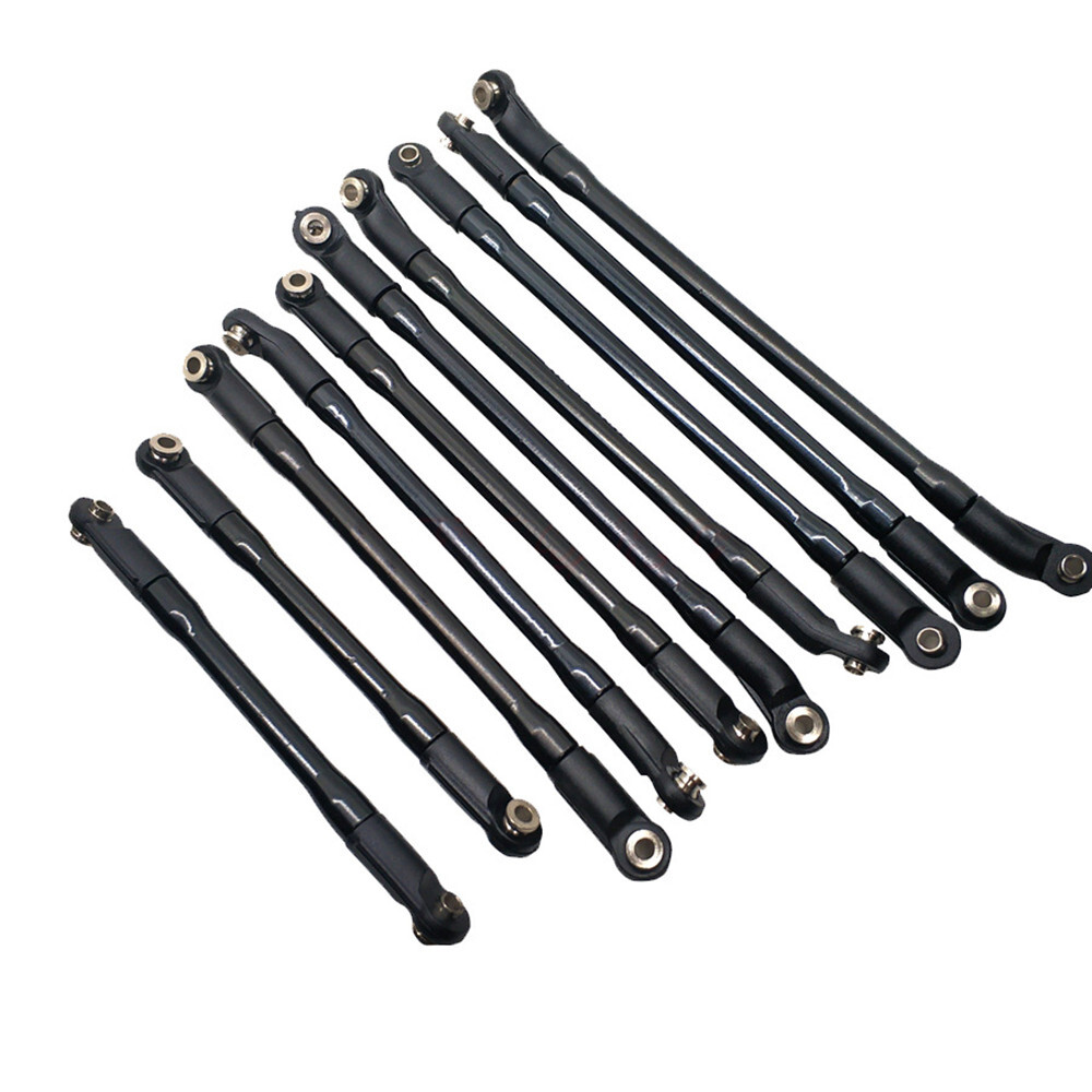 10pcs 1/10 RC Crawler Aluminum Linkage Kit for Axial SCX10 II 90046