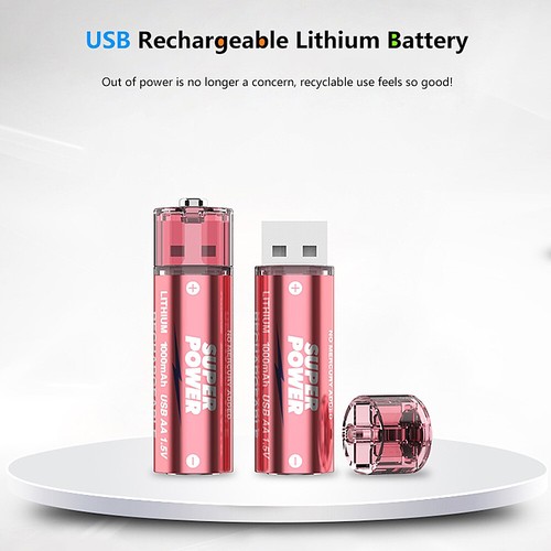 High Quality USB Rechargeable Lithium Battery AA & AAA 2 & 4 Pack - Picture 3 of 18