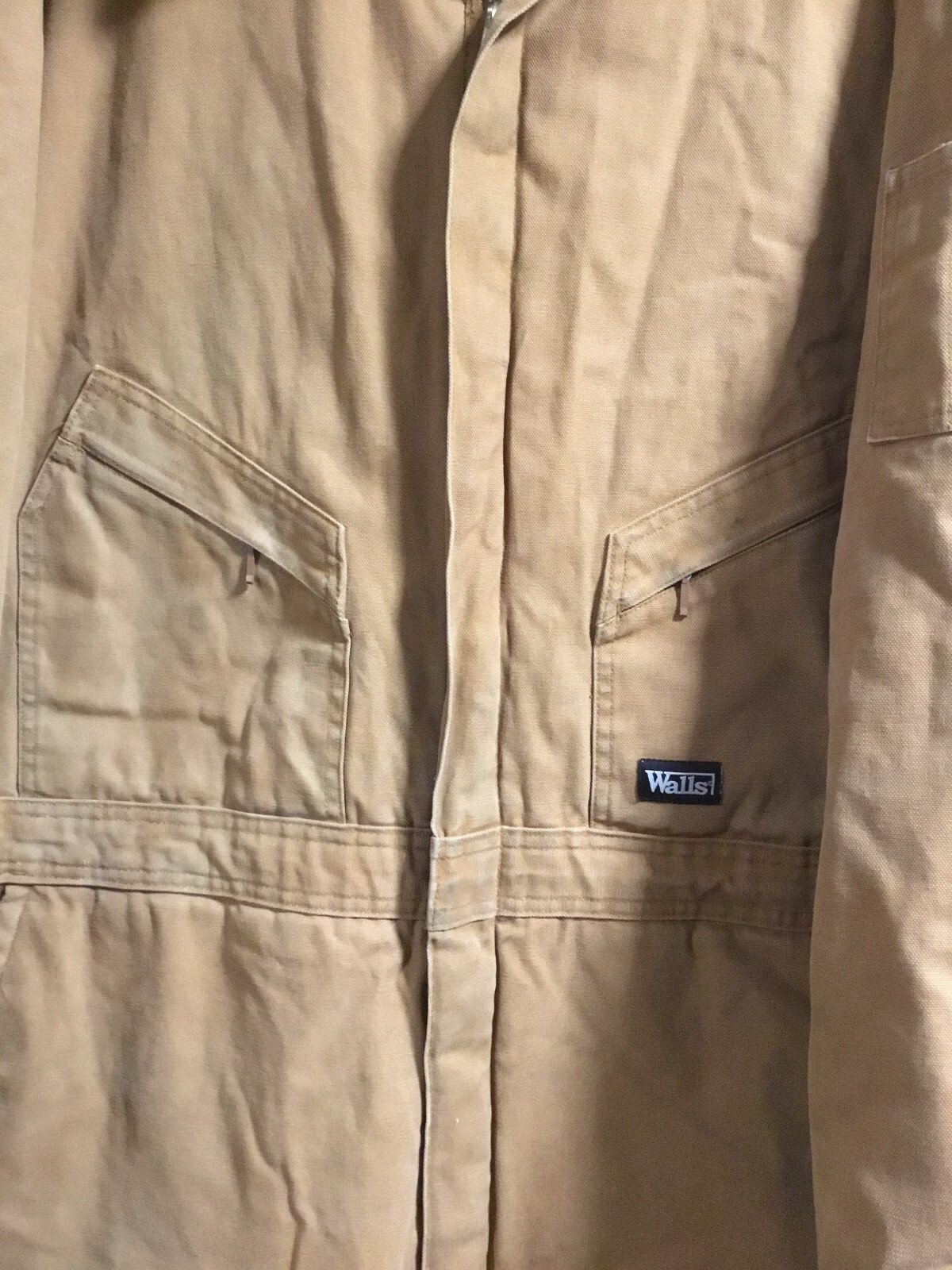 Walls Plano Insulated Duck Work Coverall Pecan 2X Gem