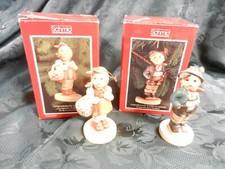 Vintage 1983/84 SCHMID Hummel Reproduction Christmas Ornaments in Boxes EXC