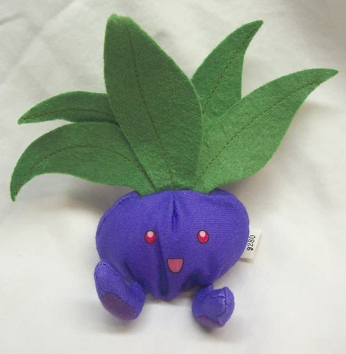 Vintage 1999 Nintendo Pokemon MINI ODDISH Plush STUFFED ANIMAL Toy Burger King
