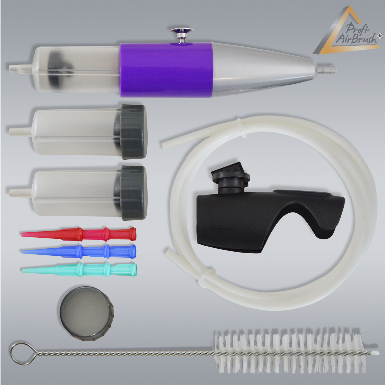 AIRBRUSH SET AIRBRUSH KOMPLETT SET AIRBRUSH KOMPRESSOR PISTOLE FARBEN
