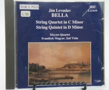 MOYZES QUARTET - JAN LEVOSLAV BELLA: STRING QUARTET & QUINTET IN C & D MUSIC CD