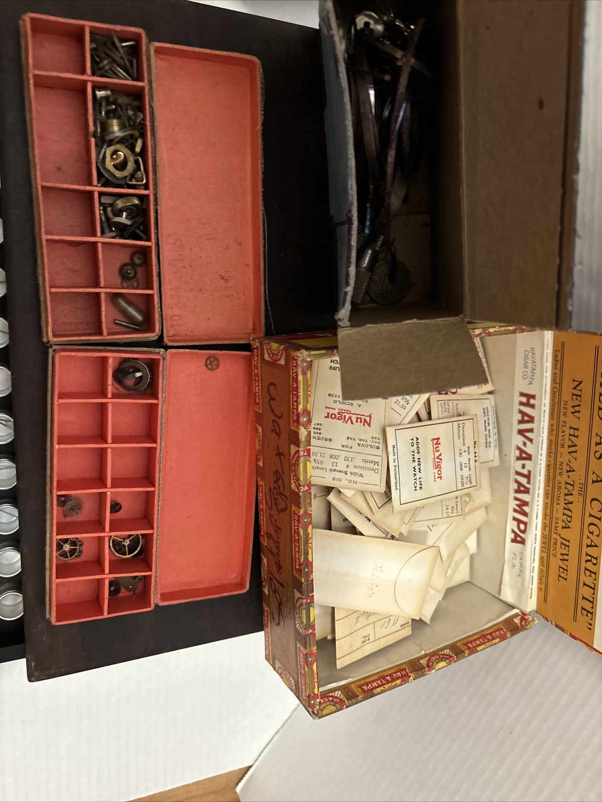 Large Watch Part Lot Watchmaker Clockmaker Repair eBay