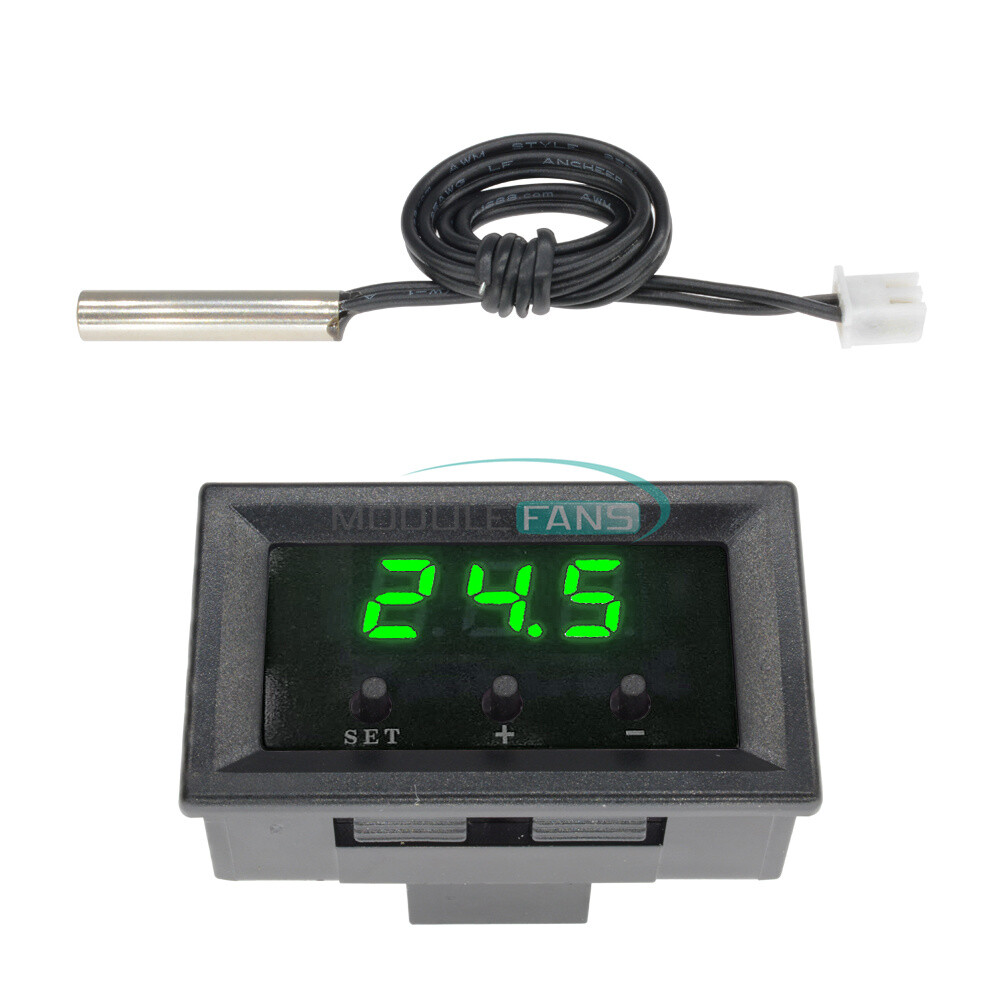 Temperature Control Switch 50-110C W1209 Digital Thermostat Temperature ...