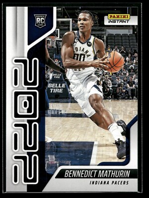 2022-23 Panini Instant NBA Bennedict Mathurin YEAR ONE 1/767 SP Pacers #YO-6 RC
