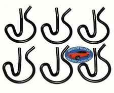 GM Muncie Hurst Manual Four 4 Speed Transmission Shifter Rod Spring Clips 6pc NM