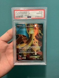 Olartis Pl Psa 7 Near Mint Charizard Ex 100 106 Xy Flashfire Full Art Pokemon Card Toys Hobbies Collectible Card Games