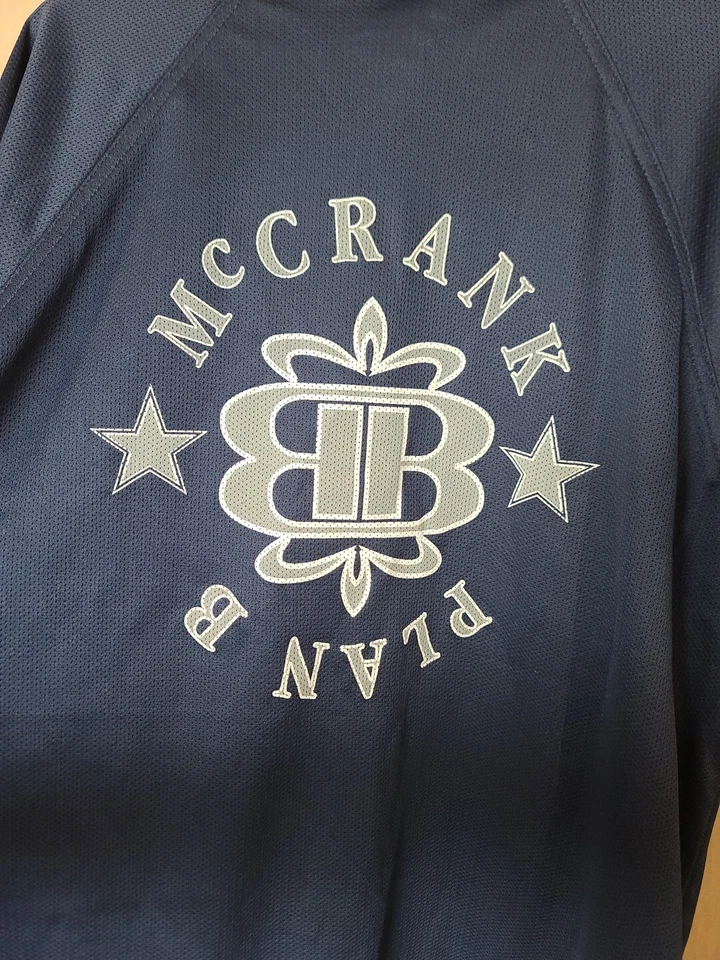 Rick McCrank Plan-B Skateboarding Blue Mesh Jersey. Size Large. USA. RARE! Promo - Image 4 of 4