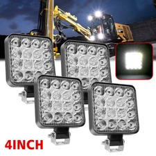 4inch LED Work Lights for Forklift Loader Caterpillar Skid Steers Excavator Gran