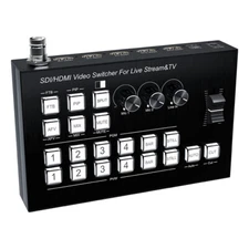 3G SDI HDMI Video Mixer Switcher Multi Camera Live Streaming Production Station