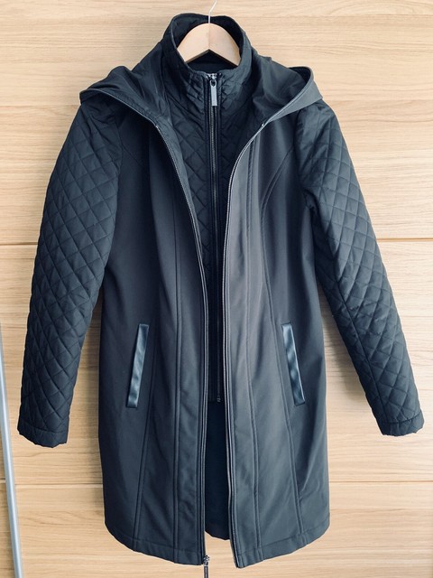 michael kors red quilted jacket