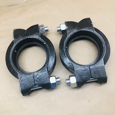 LOT OF 2 SMITH-COOPER 65HPES304N END SHIELD 4" 2500PSI HP COUPLING W/T ES GASKET