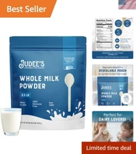 Creamy 2.5 lb Whole Milk Powder - Gluten & Nut-Free - Perfect for Baking