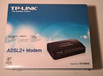 TP-Link ADSL2+ Modem TD-8616