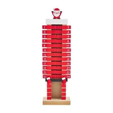 Santa Tabletop Chimney Advent Calendar