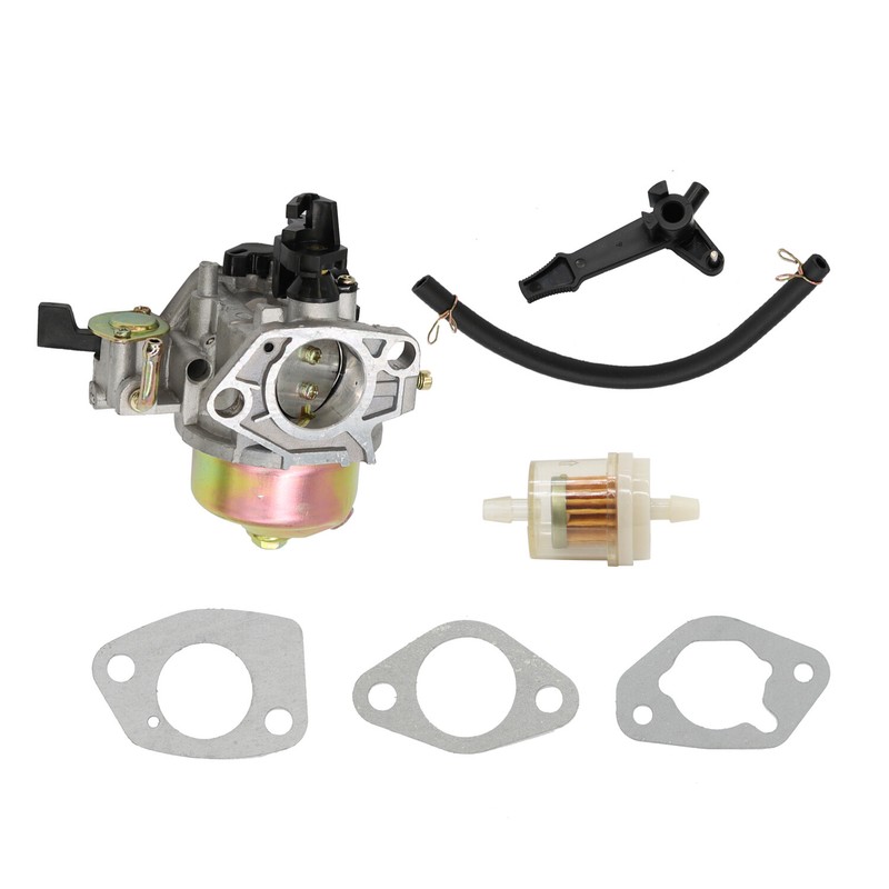 Carburetor W/Fuel Line Fit For Honda GX340 GX390 11HP 13HP 16100-ZF6-V01