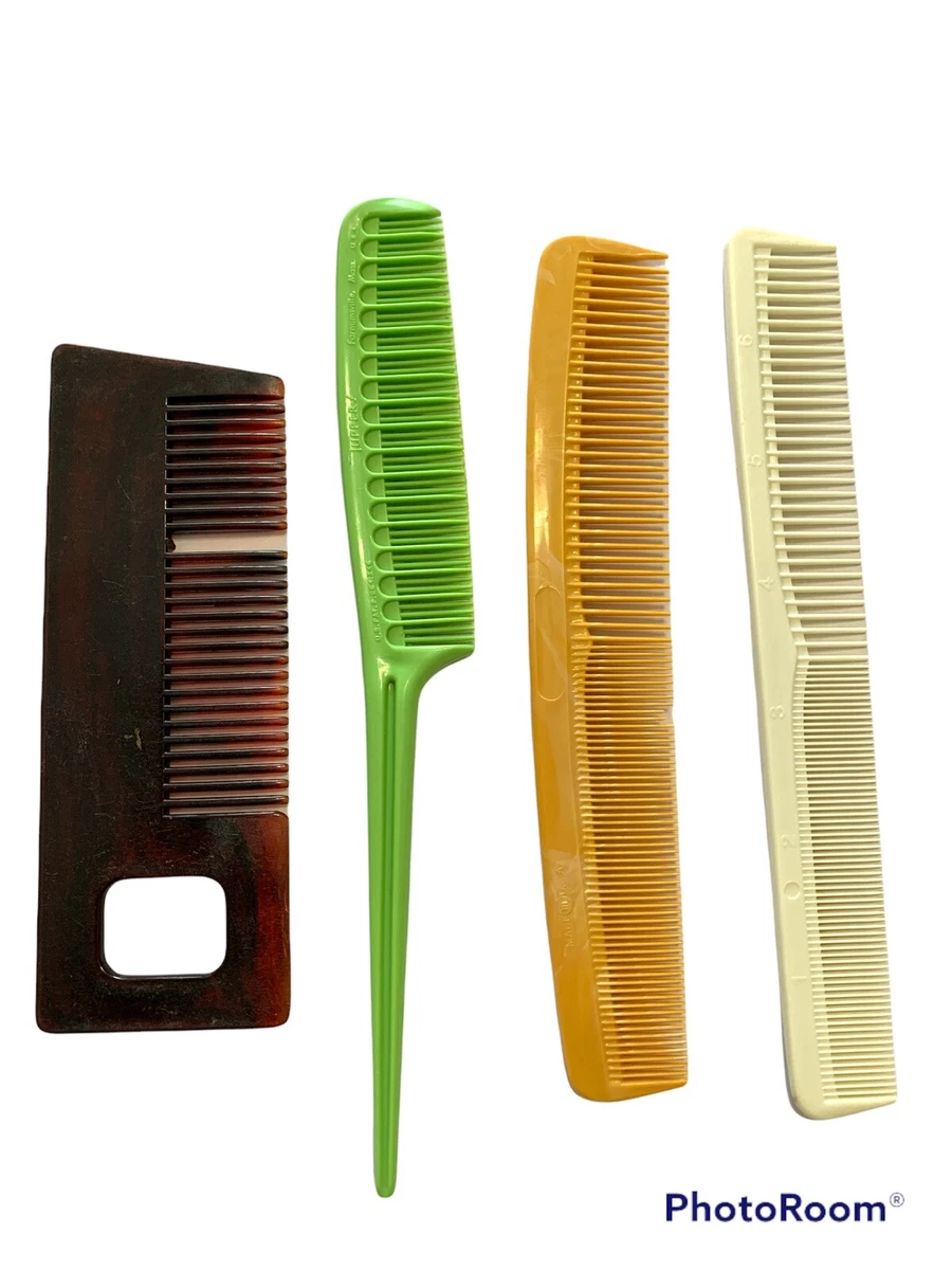 Vintage plastic hair combs deals