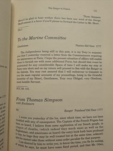 "JOHN PAUL JONES AND THE RANGER" EDITED BY JOESPH G. SAWTELLE - Foto 9 di 14