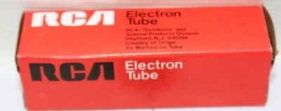🟢Tube 6GW8/ECL86 RCA NOS NIB neuf 1 pièce en boîte - Photo 1/2