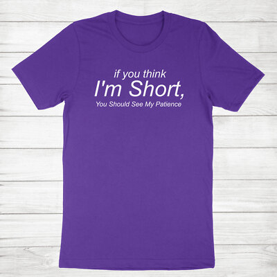 T-shirt Femme Humoristique "If You Think Im" - Taille L, Blanc, Coton, Neuf