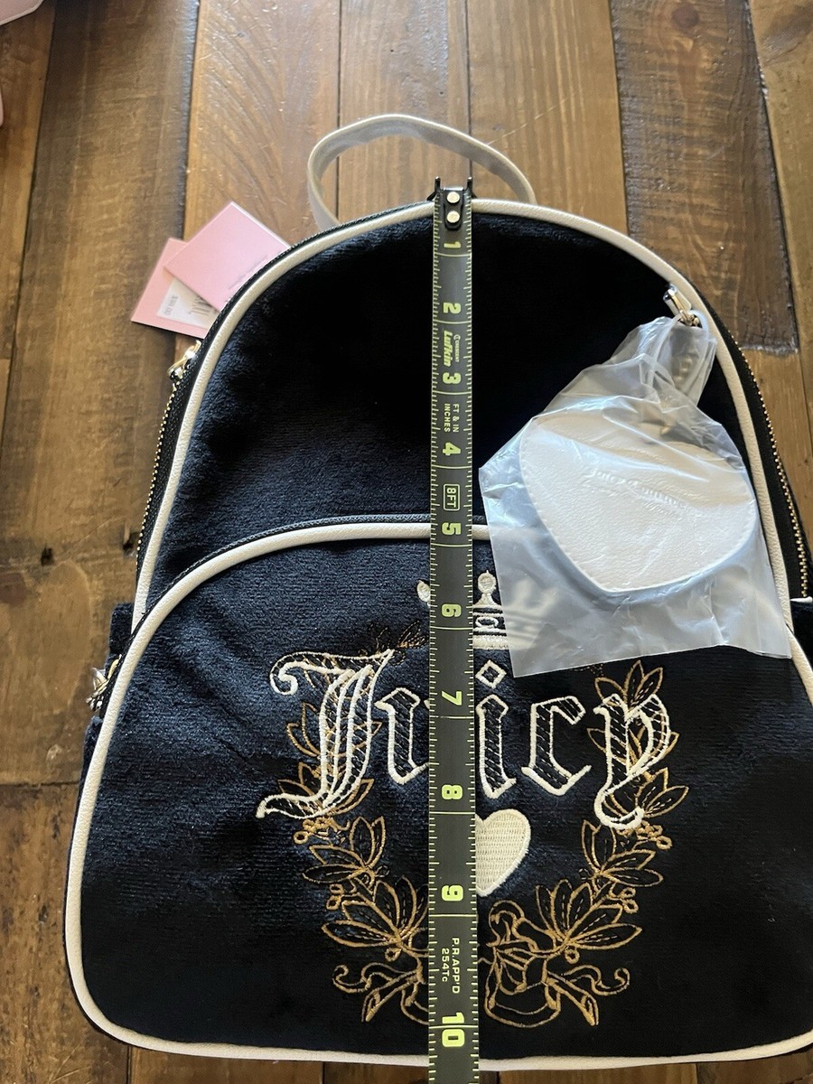 Juicy Couture Heritage Backpack Liquorice/Angel Black/white NWT Juicy Couture | Bags | Juicy Couture Heritage Backpack  main image 2
