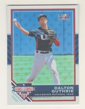 2017 Panini USA Stars & Stripes PLATINUM STARS #11 DALTON GUTHRIE RC Rookie 5/10