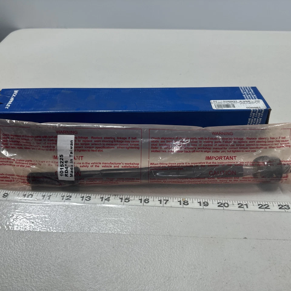 101-5225 Beck Arnley Tie Rod End delantero lado conductor o pasajero derecho izquierdo Foto 3 de 4