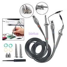 2PCS Oscilloscope Probe Scope Clip Test Cable Lead Kit 1X /10X BNC For P6100
