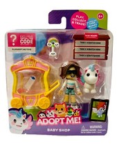 ADOPT ME BABY SHOP Figure Playset w VIRTUAL ITEM CODE Task Board 2024 NEW