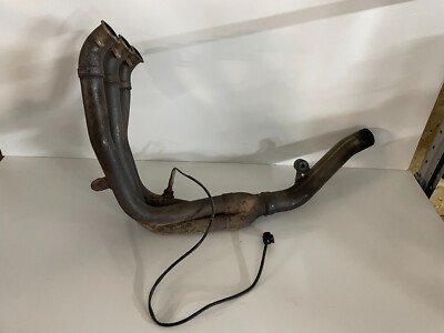 Triumph Tiger 955i 2003 Auspuff Downpipes Krümmer sehr guter Zustand #252